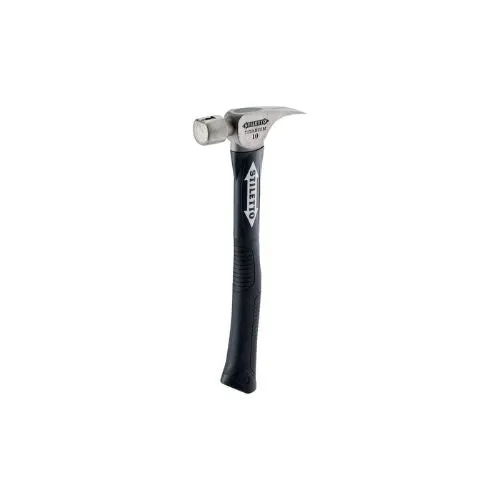 10 oz Titanium Finish Hammer With Curved And Straight Handle Black & Titanium FH10C-F