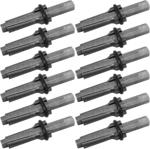 10 PCS Wedges and Feather Shims, 5/8 Inch Stone Splitter, Heavy Duty Stone Splitting Tools for Rocks