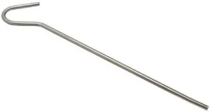 10 x TENT CARAVAN CAMPING AWNING PEGS HEAVY DUTY 230mm x 5mm (9 inch) NEW