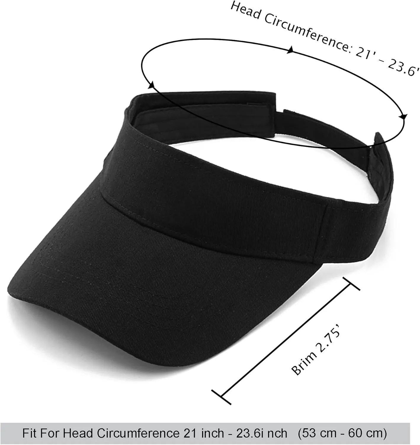 12 Pieces Sun Visors for Women Summer Wide Brim Beach Cotton Visor Hat UPF 50 