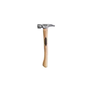 14 oz Smooth Face Titanium Framing Hammer With Curved Hickory Handle TI14SC