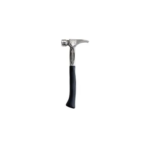 14 oz Titanium Framing Hammer With Milled Face And Curved Handle Black And Titanium TBM14RMC