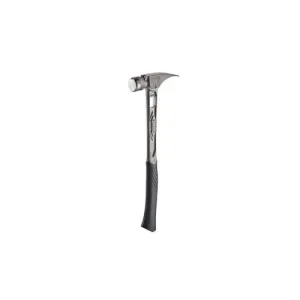 15 oz Lightweight Titanium Framing Hammer With Curved Handle Gray TIB15SC
