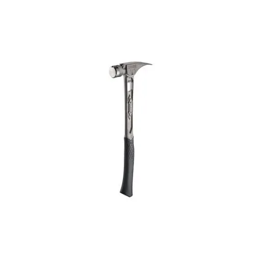 15 oz Lightweight Titanium Framing Hammer With Curved Handle Gray TIB15SC