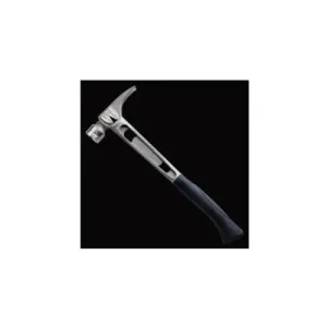 15 oz Titanium Framing Hammer With Smooth Face And Curved Handle Silver TB15SC