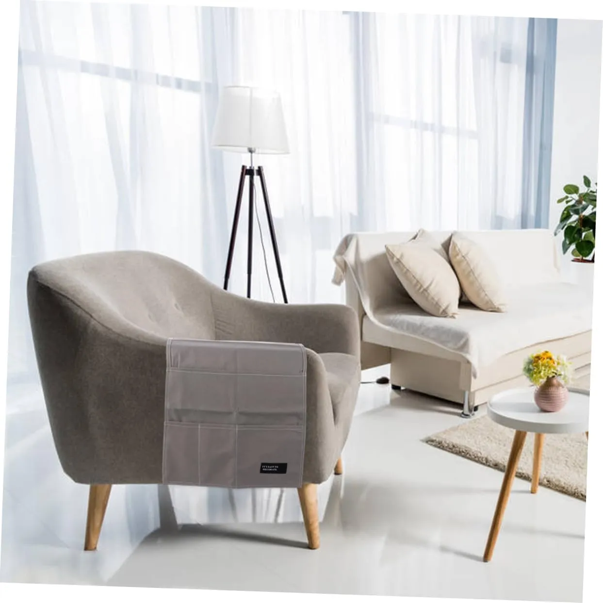 1pc Couch Crevice Organize Storage Bag Mobile Phone Pocket Multi-Function Bag Sofa Armrest Organizer Hanging Sofa Organizer Clean Home Helper