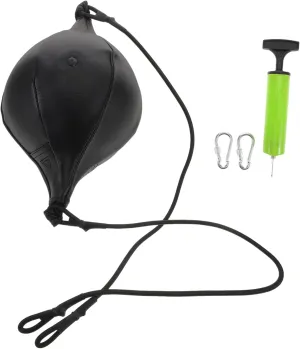 1Set Boxing Speed Ball Double End Hanging Reaction Training Bag for Home Saving Design for Reflexes and Coordination Improvement Durable Build for High Intensity
