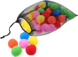 1set Soaker for Pool Parties Interactive Cotton Plaything for Boys and Girls in Colors Black Mesh Bag Toy for All Ages