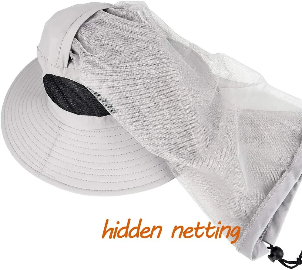 2 Pack Hats Sun Protection Hats for Gardening Hiking Fishing