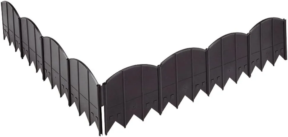 20' Choppers Heavy-Duty Hammer-in Edging - Corner and T Connectors Included - Black