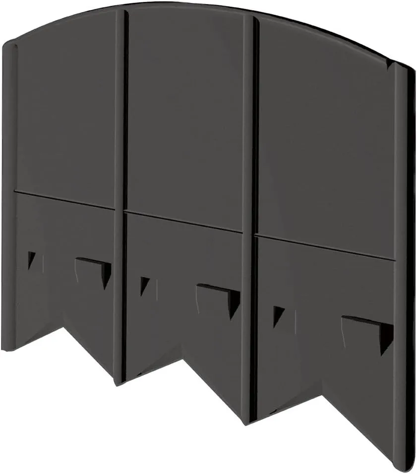 20' Choppers Heavy-Duty Hammer-in Edging - Corner and T Connectors Included - Black