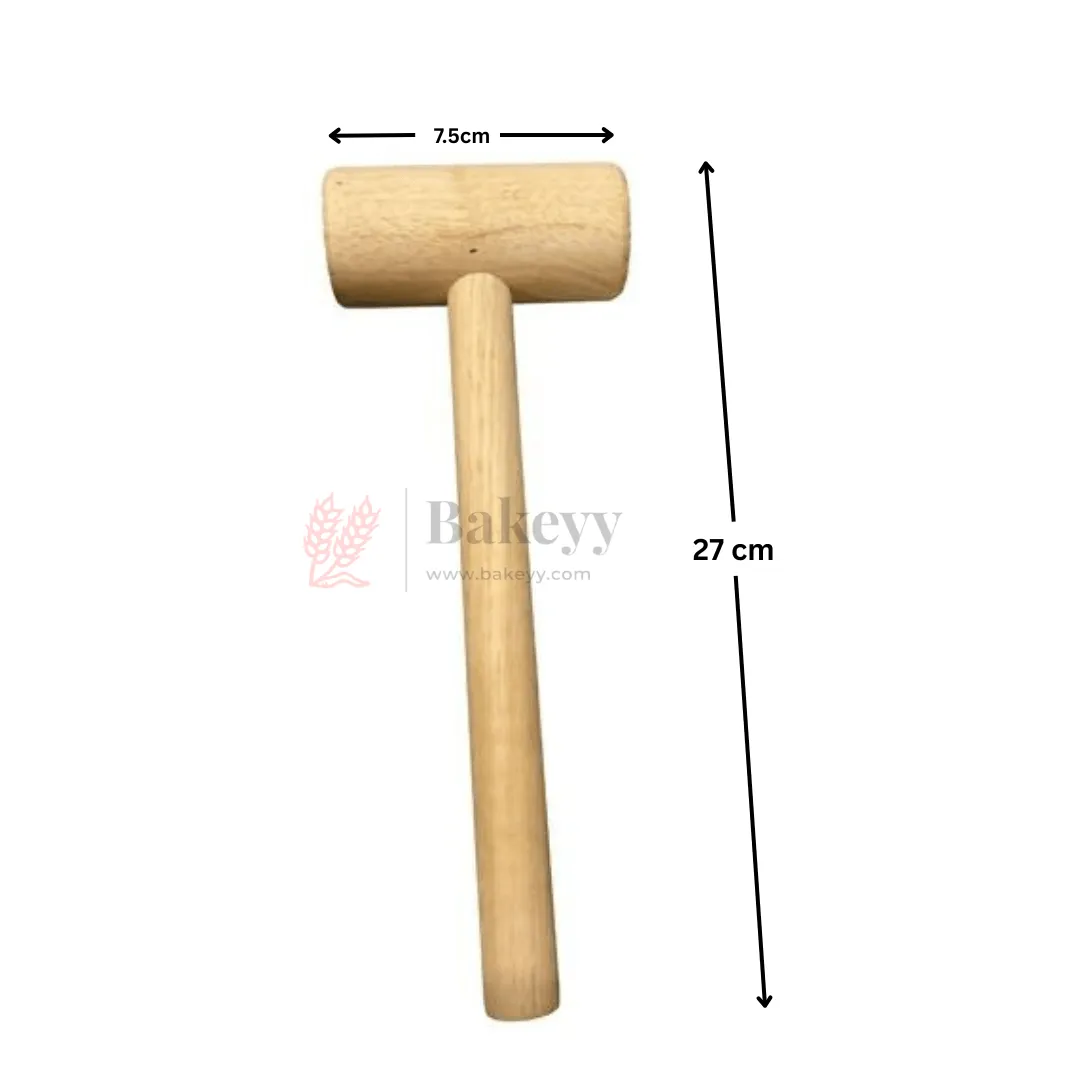 27cm Wooden Pinnata Hammer | Cake Hammer | 1 Piece