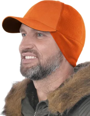 2SBR 2SABERS Mens Winter Hat with Earflaps and Visor - Warm Trucker Baseball Cap Hat