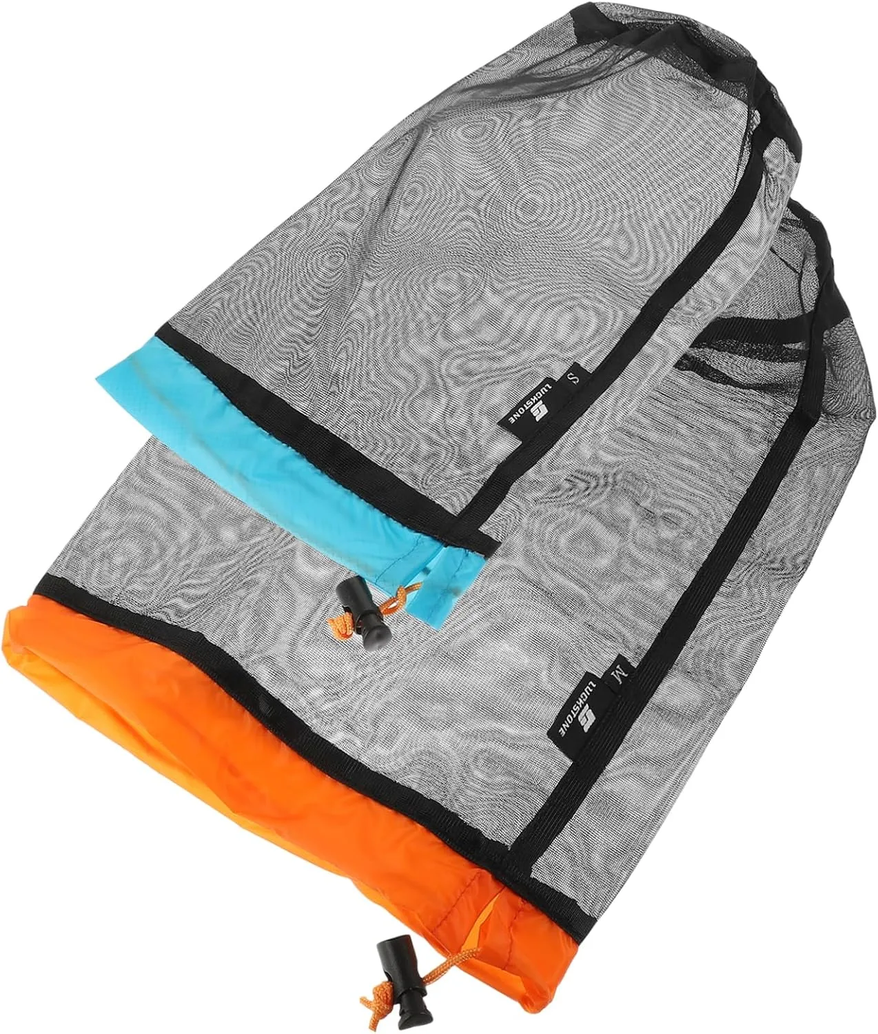 2sets Cotton Sleeping Bag Liner Portable Travel Bag Drawstring Closure 2pcs*2