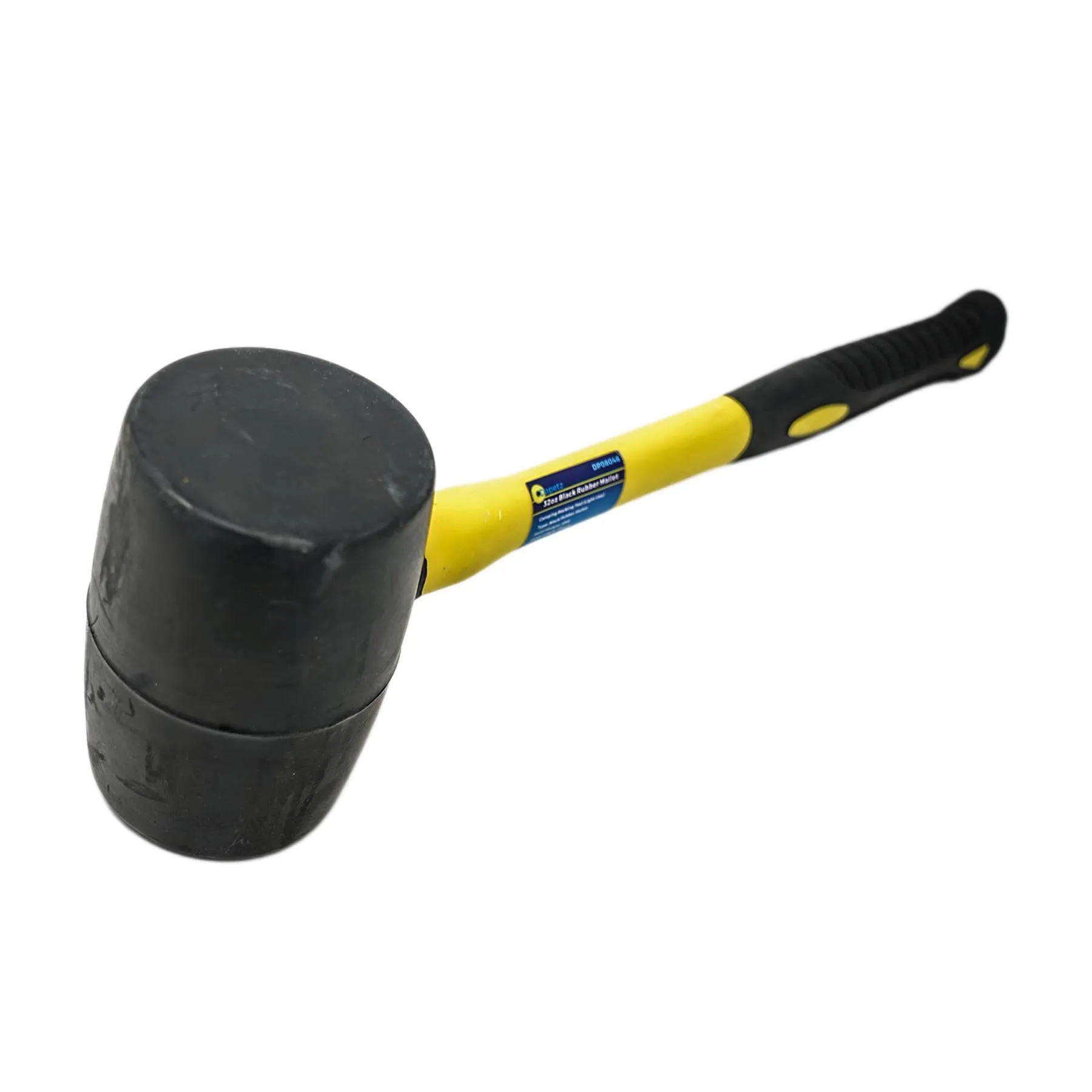 32oz Black Rubber Hammer Mallet Fibre Handle Camping Racking Golf Tool