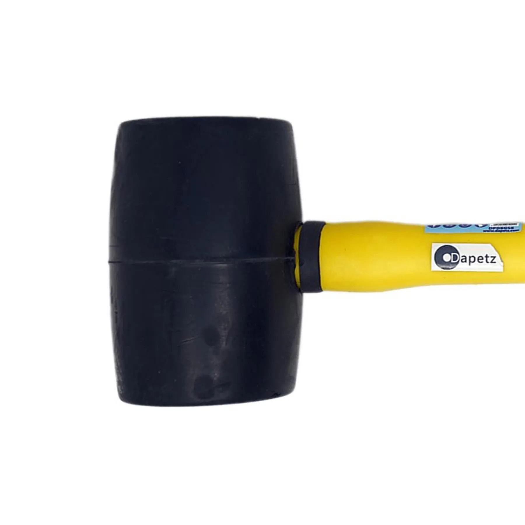 32oz Black Rubber Hammer Mallet Fibre Handle Camping Racking Golf Tool
