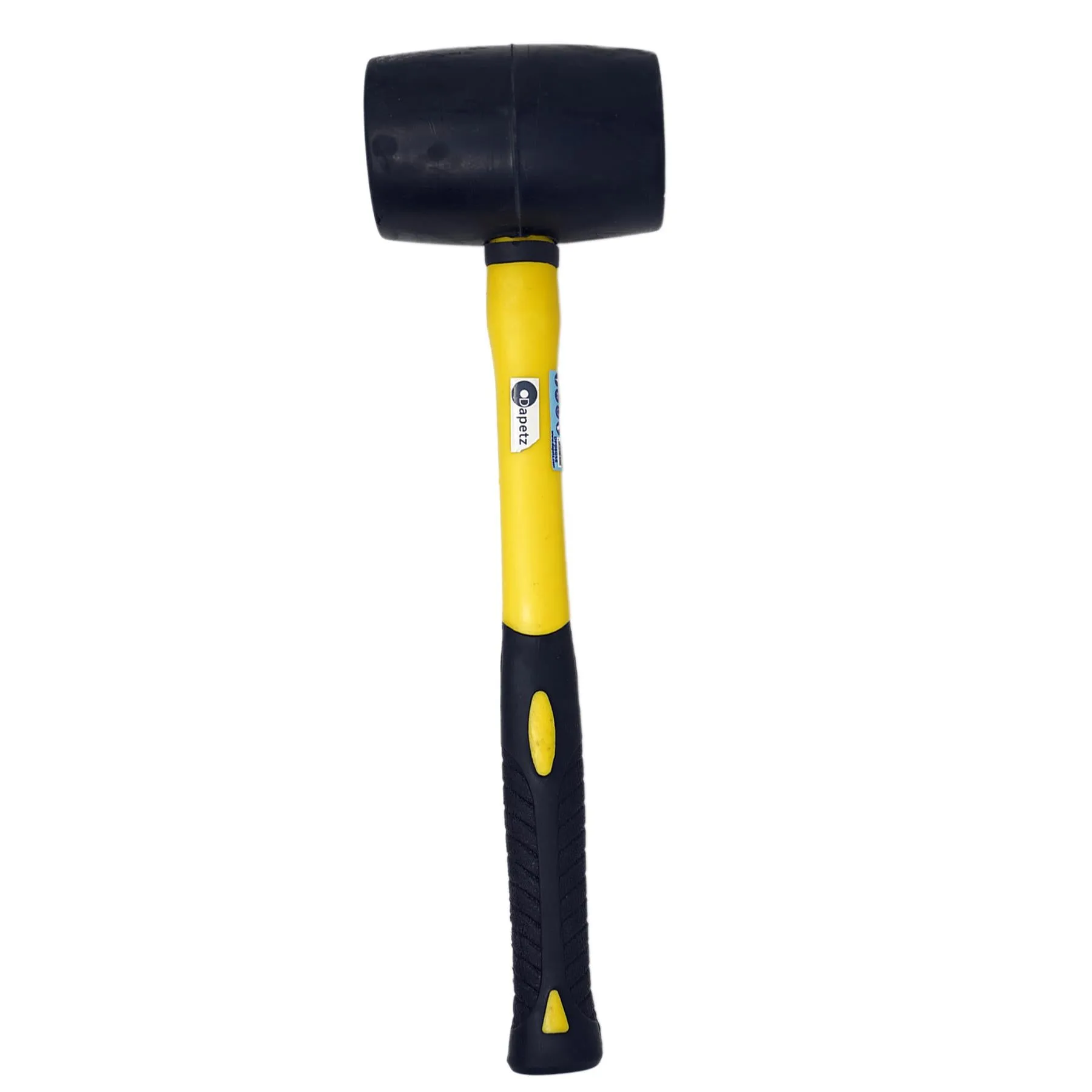 32oz Black Rubber Hammer Mallet Fibre Handle Camping Racking Golf Tool