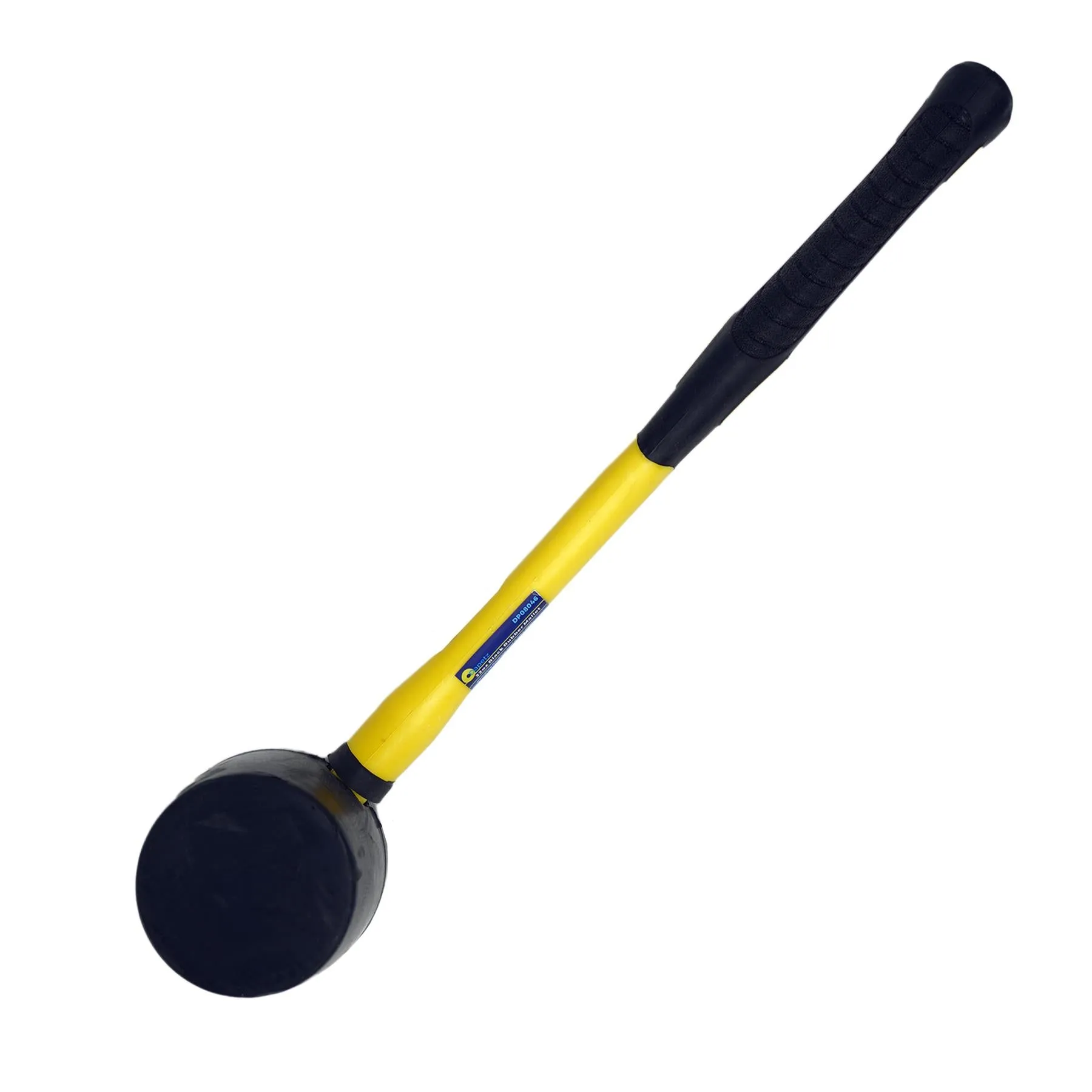 32oz Black Rubber Hammer Mallet Fibre Handle Camping Racking Golf Tool