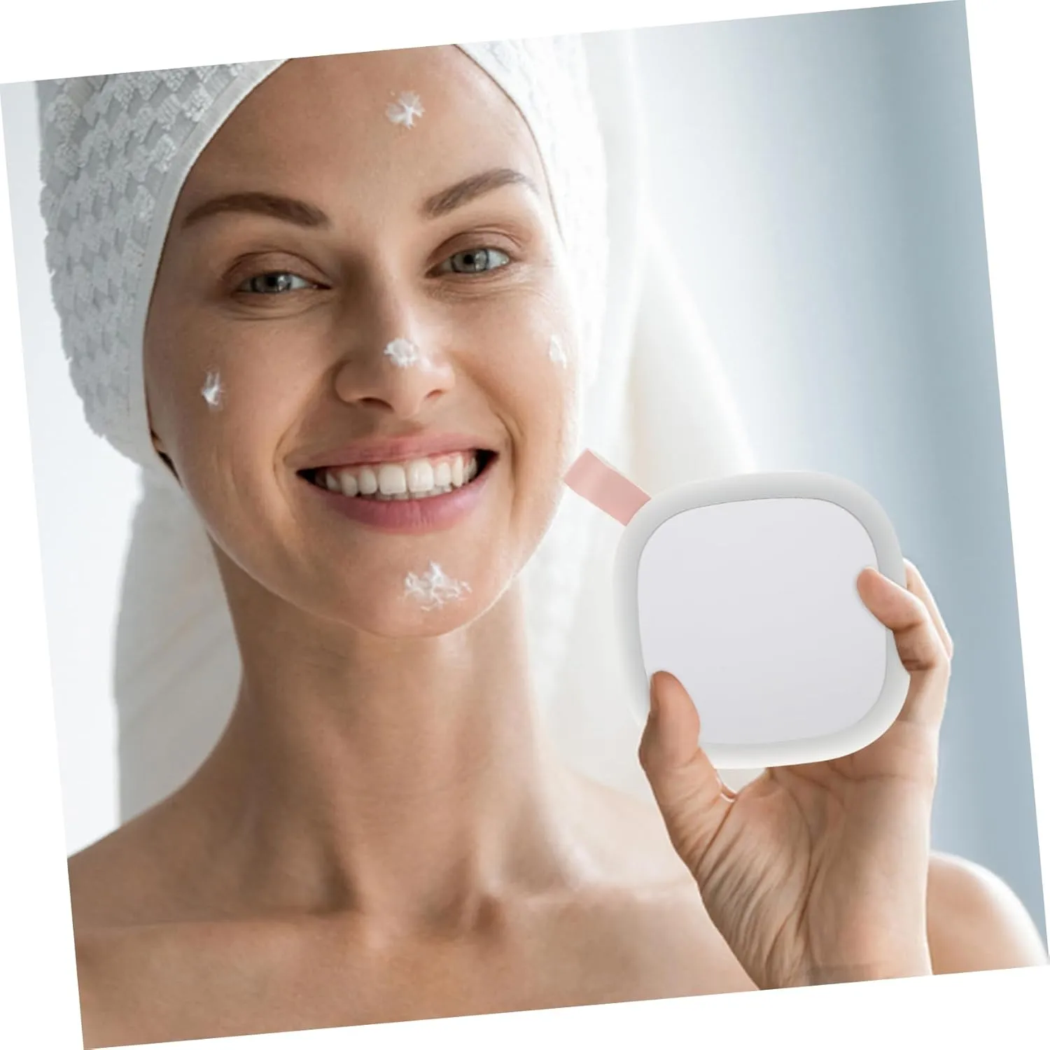3pcs Portable Led Pocket Makeup Mirror Compact and Lightweight Travel Mirror for -ups Anytime for Outdoors Go Use USB Rechargeable Lighted Function