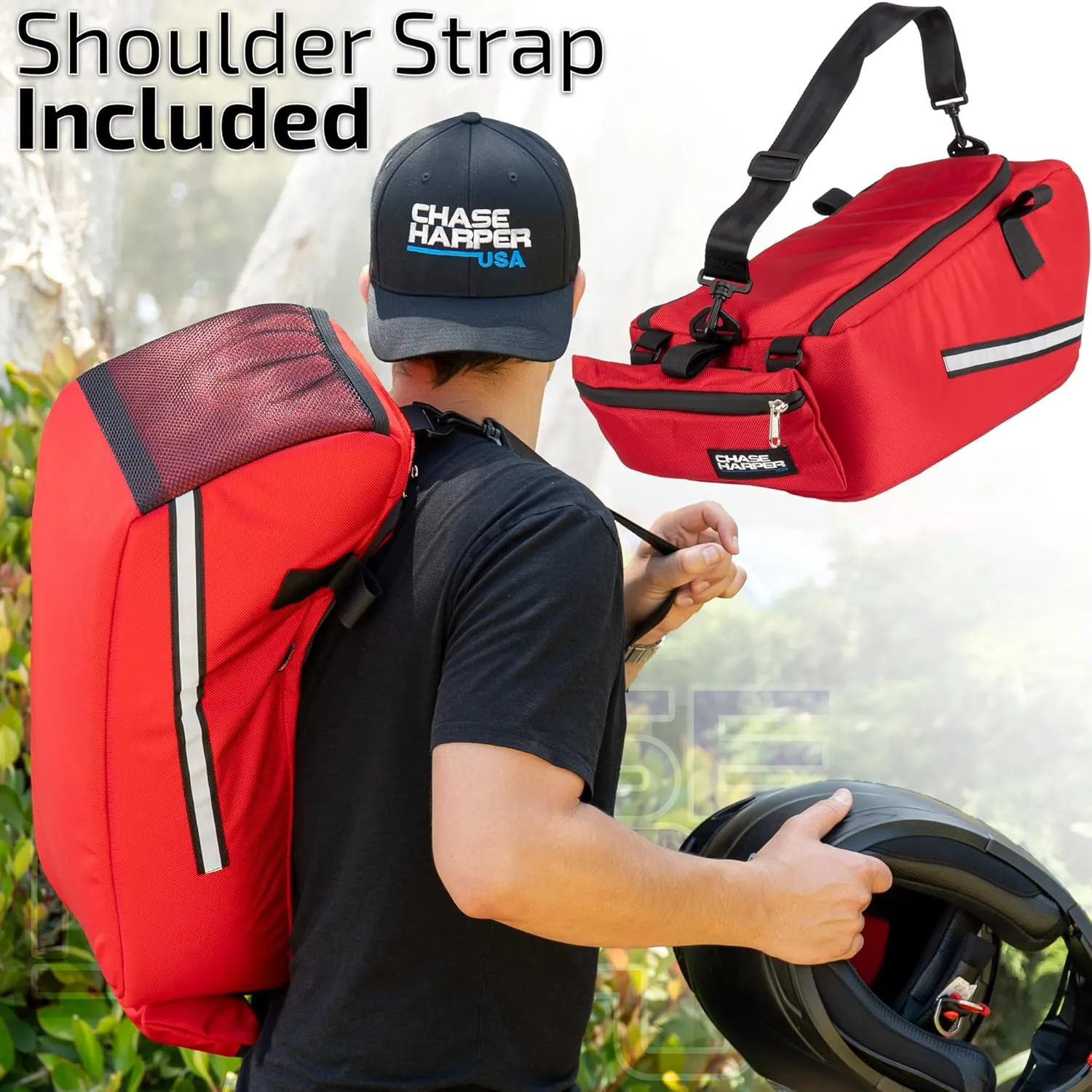 5000 Under The Seat Bag - 2020 Model - Compatible with All Honda Ruckus Model Years - Water and Tear-Resistant Industrial Grade Ballistic Nylon - Red