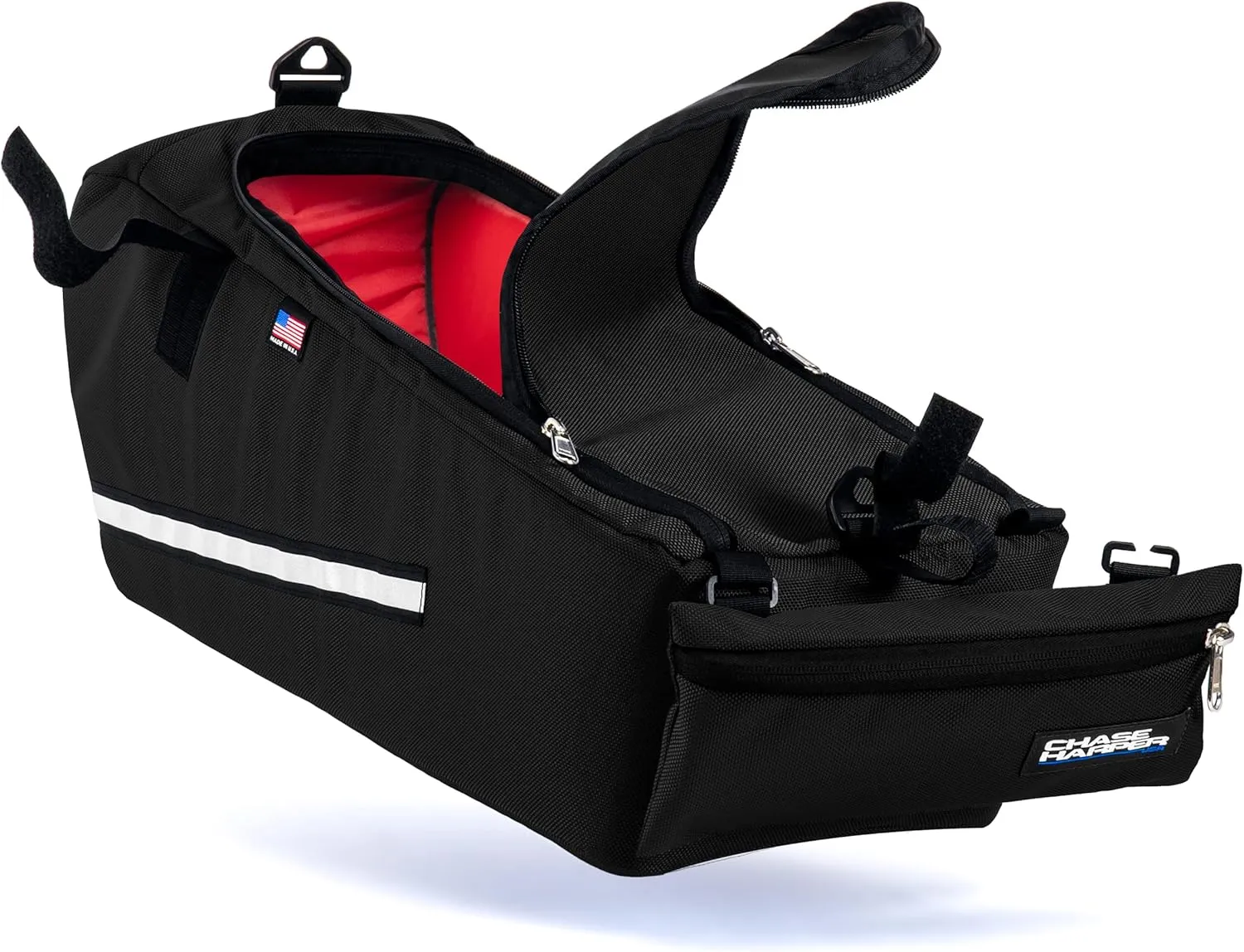5000 Under The Seat Bag - Compatible with All Honda Ruckus Model Years - Water and Tear-Resistant, Industrial Grade Ballistic Nylon with Hook and Loop Secure Straps - Black
