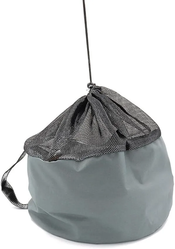 600D RV Hose Storage Bag Oxford Cloth Camper RV Equipment Storage Waterproof Organizer Bag for Sewer Hoses Fresh/Black Water Hoses Electrical Cords (Gray)