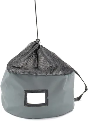 600D RV Hose Storage Bag Oxford Cloth Camper RV Equipment Storage Waterproof Organizer Bag for Sewer Hoses Fresh/Black Water Hoses Electrical Cords (Gray)