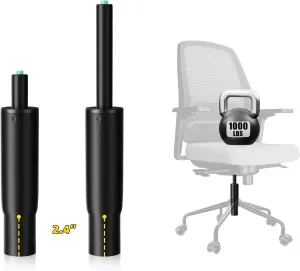 7 Inches to 11 Inches Short Office Chair Cylinder Replacement, 4'' Stroke, Heavy Duty 1000 lbs, Lower the Chair Height by 2 Inches, Fits for Office Chair High Base Short Person, Class 4 (Sinking 2.4")