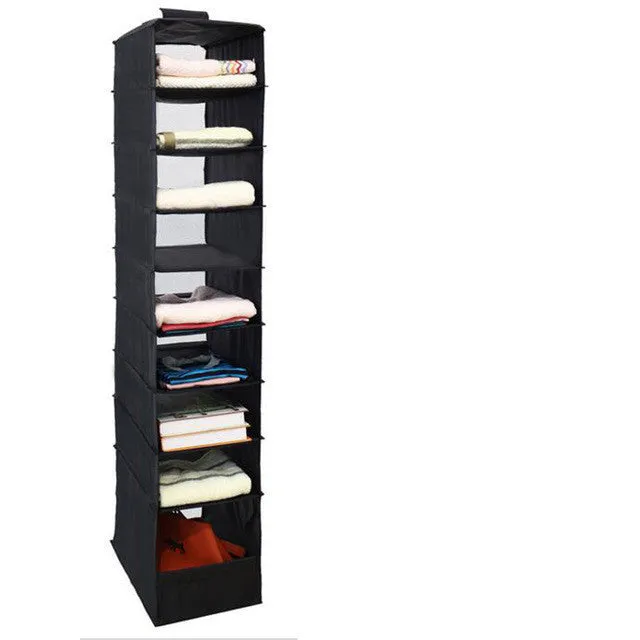 9 Cell Hanging Box Underwear Sorting Clothing Shoe Jean Storage Mails Door Wall Closet Organizer Closet Bag