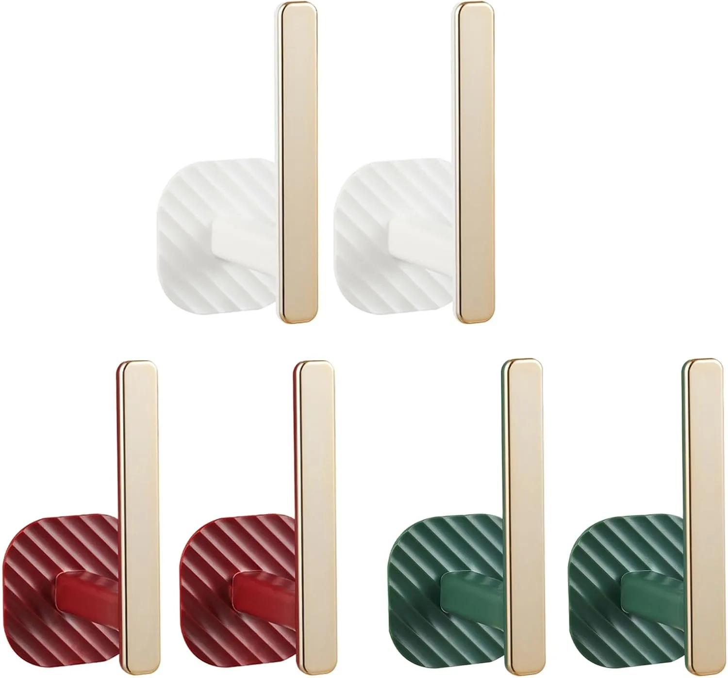 Adhesive Wall Hook for Bathroom Kitchen Luxury Heavy Duty Clothes Handbag Hangers Key Hanging Rack Curtain Hooks Decor