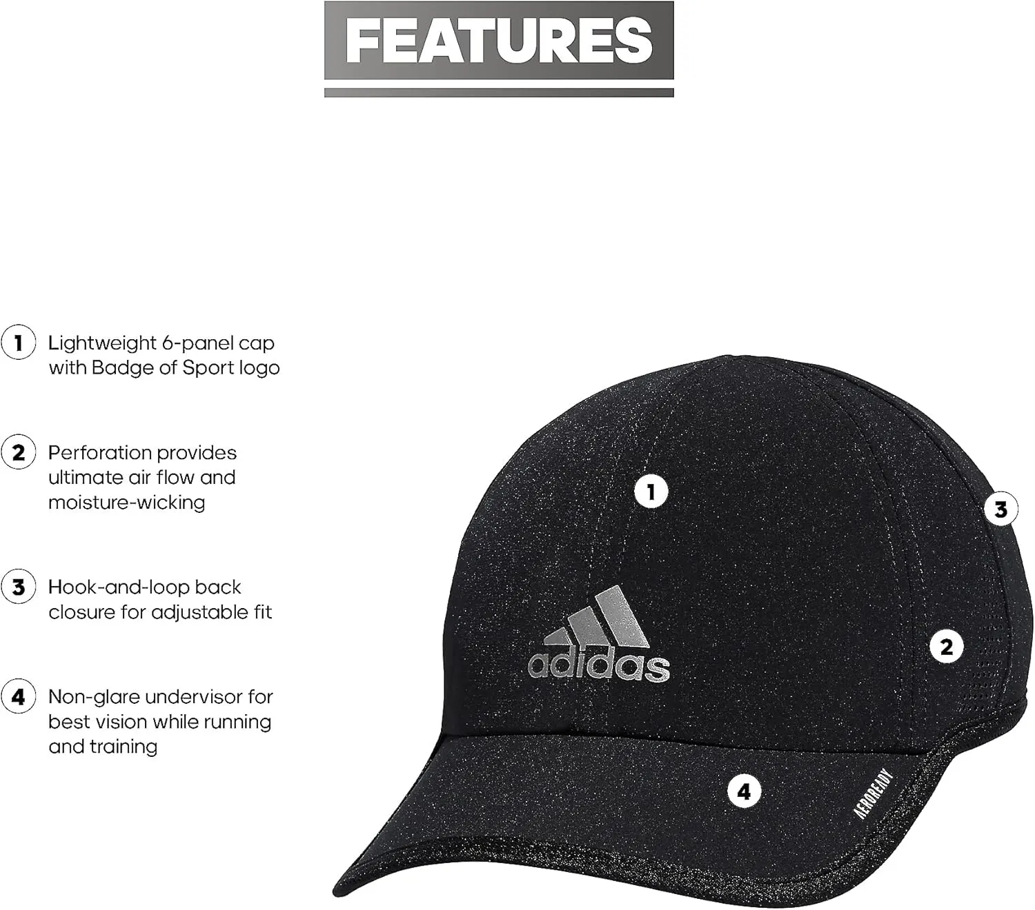 adidas Men's Superlite Relaxed Adjustable Performance Cap