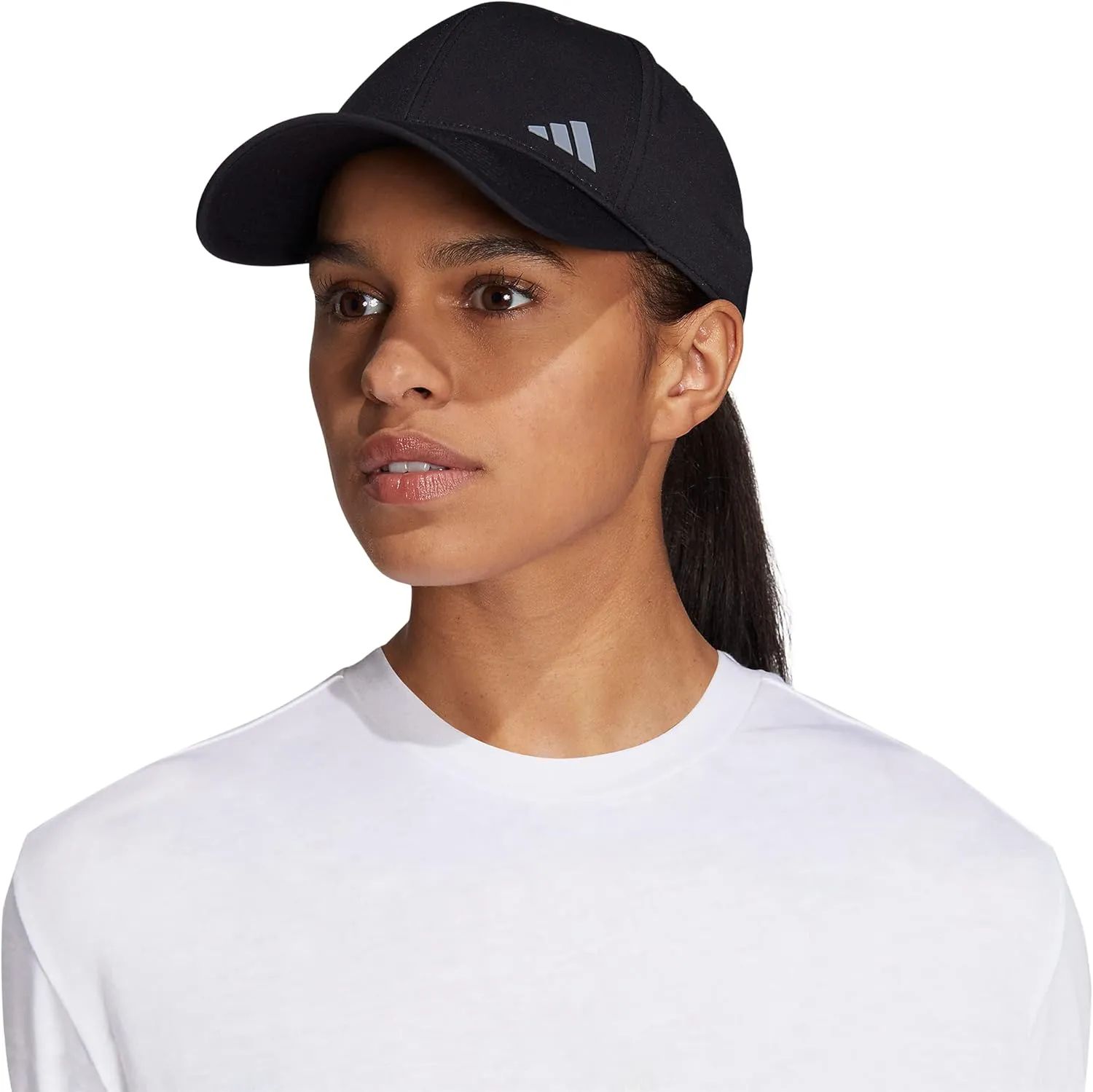 adidas Women's Backless Ponytail Hat Adjustable Fit Baseball Cap