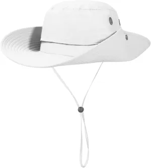 Adjustable Oversize XXL Bucket Sun Hats for Men Waterproof Quick Dry Wide Brim Summer Boonie Cap for Fishing Hiking Safari