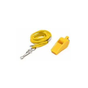 Adoretex Sport Guard Pea Coach Plastic Whistle With Lanyard (WK003S) Yellow