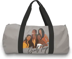African American Expressions Foldable Travel Bag, Girls Trip Travel Bag, Packable Duffle Bag, Duffel Holdall Bag - TVB-01