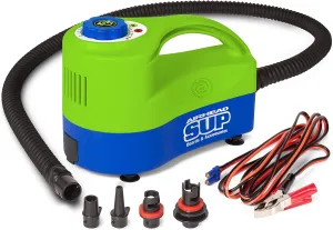 Airhead SUP Velocity Pump, 12v, Blue, Green, Black (AHSUP-A029)