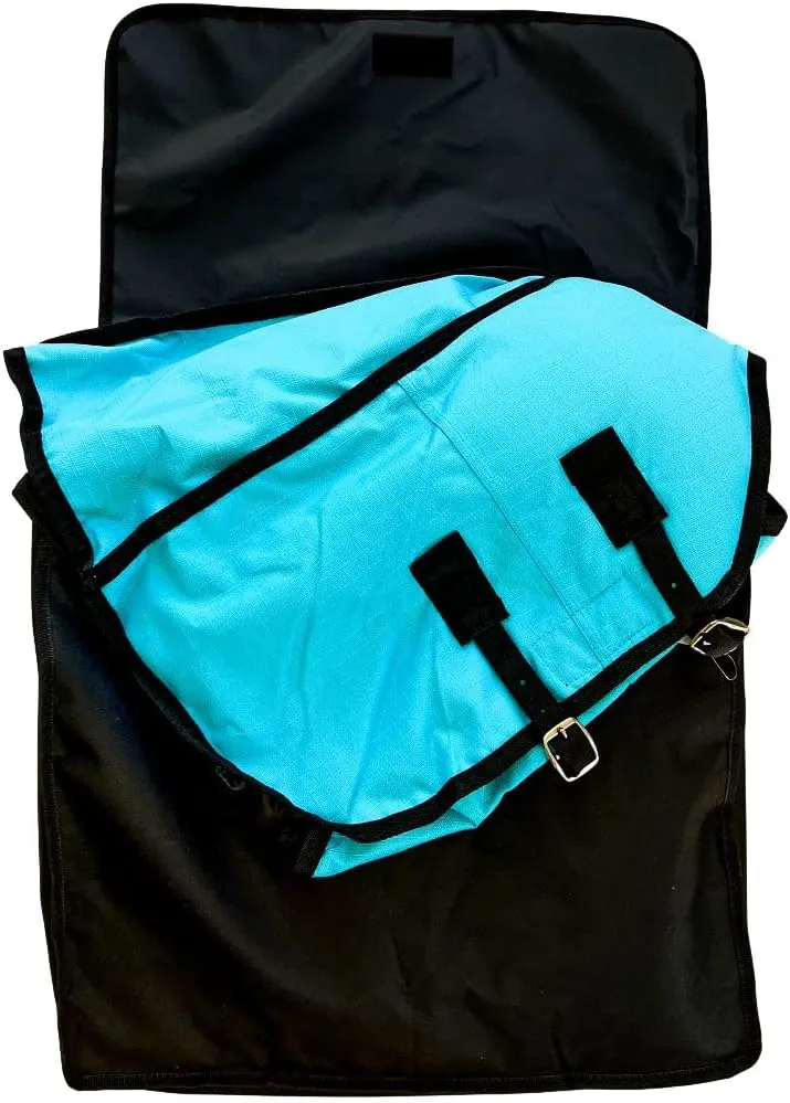 AJ Tack Turnout Blanket Storage Bag Turquoise