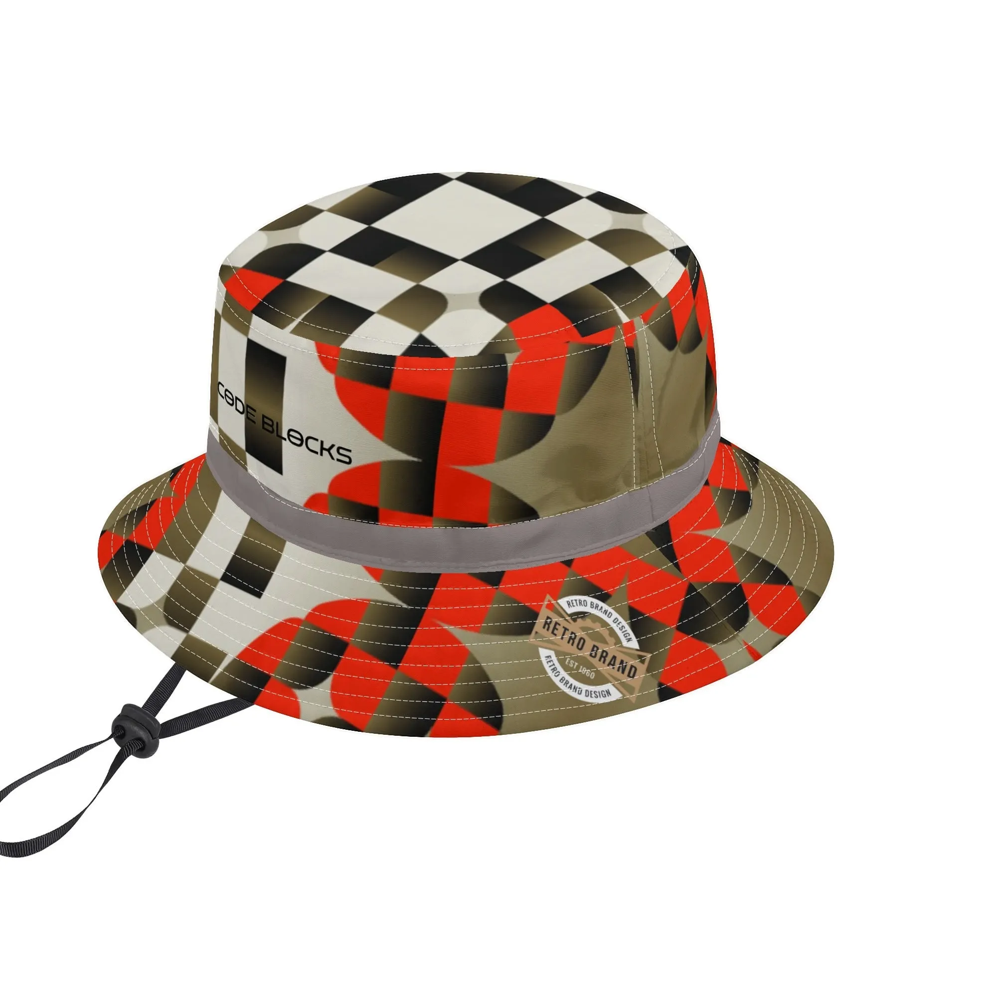 All Over Print Bucket Hats with Adjustable String