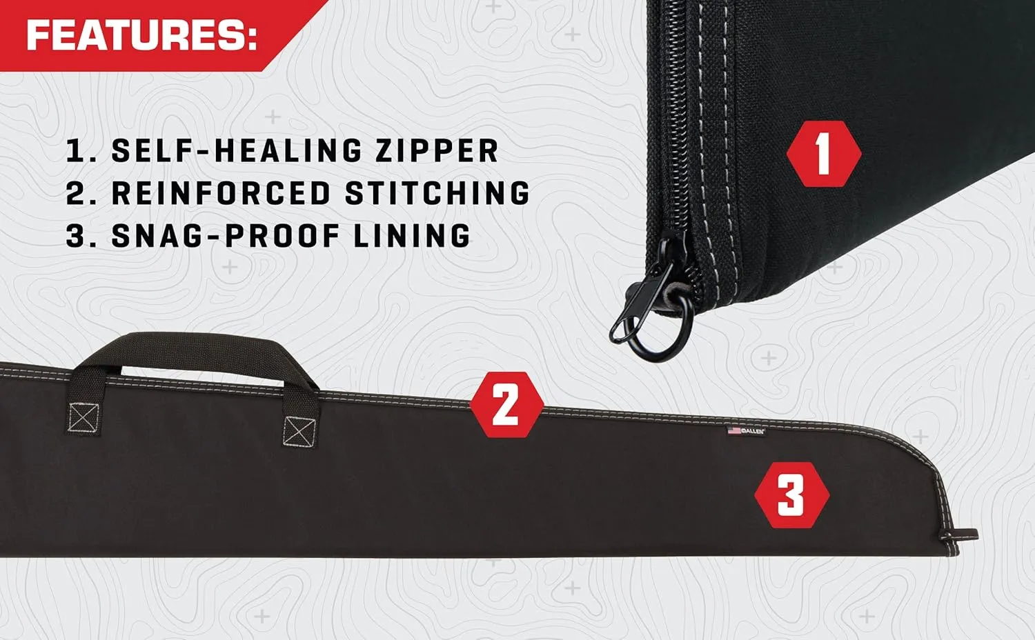 Allen Company Durango Shotgun Case - 52-Inch Soft Gun Bag - Hunting and Shooting Accessories
