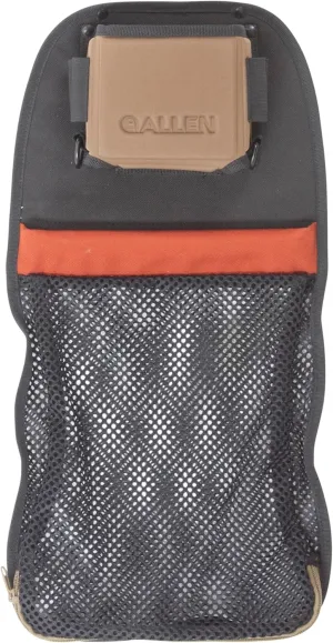 Allen Company Eliminator Over and Under Shotgun Shell Pouch - Clay, Trap, and Skeet Shooting Accessories - Hunting and Gun Range Gear - Mesh Shell Design That Attaches to Any Belt - Coffee/Black