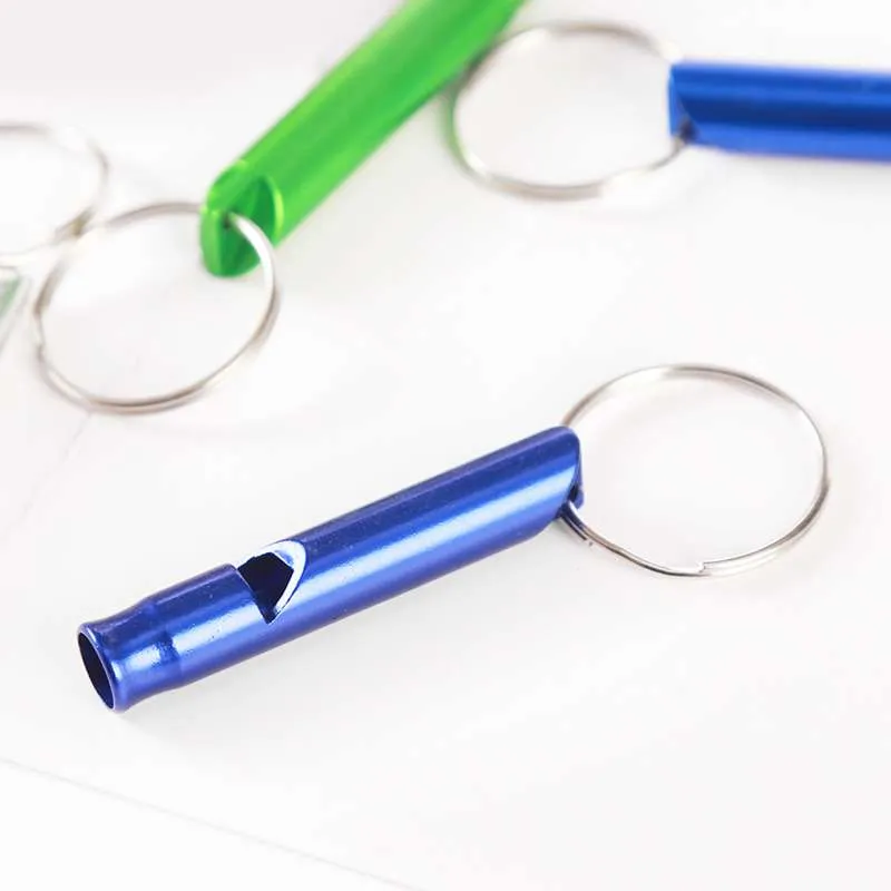 alloy  life-saving whistle Keychain