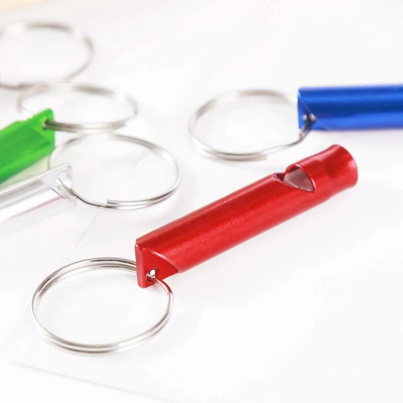 alloy  life-saving whistle Keychain