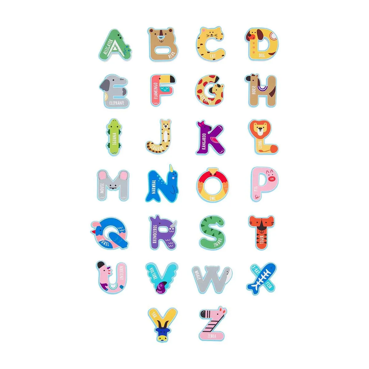 Alphabet Bath Stickable Set