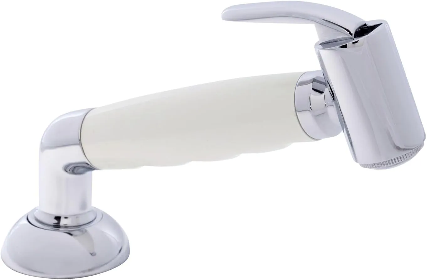 Ambassador Marine Hammer-Head Deck Sprayer with Elbow and 6-Feet Stainless Steel Hose