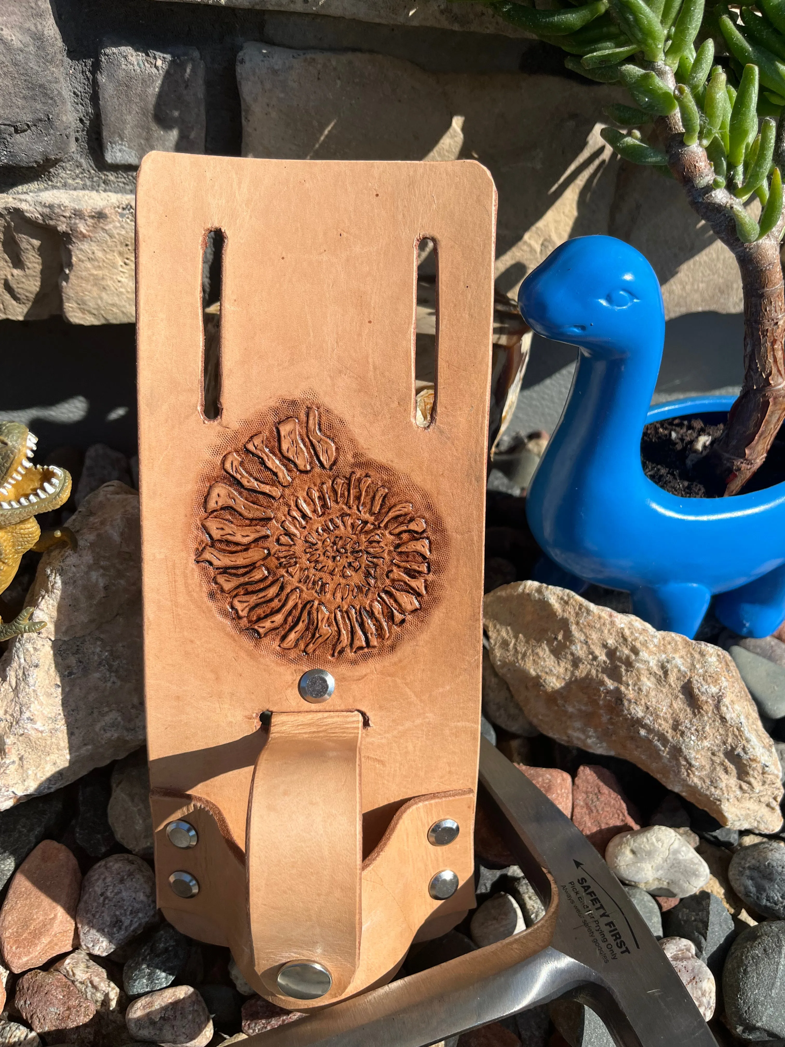 Ammonite Rock Hammer Holster
