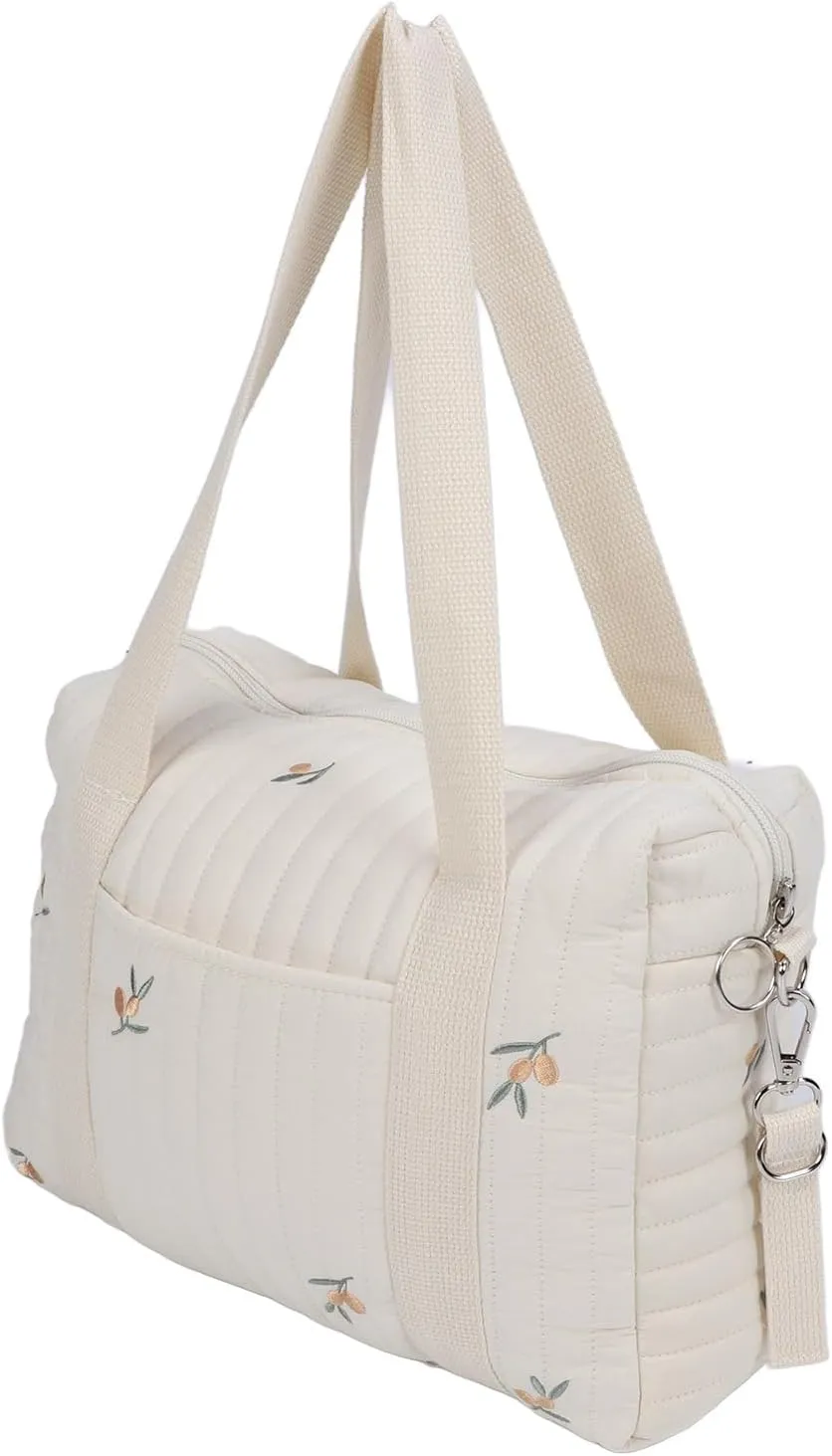 ANGGREK Baby Pushchair Organiser, Stroller Organizer Bag with Sturdy Craftsmanship, Zipper Design, Ideal for Gifting, Multifunctional Reuse, Spacious Capacity with Cotton Cloth Material (#2)