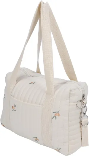 ANGGREK Baby Pushchair Organiser, Stroller Organizer Bag with Sturdy Craftsmanship, Zipper Design, Ideal for Gifting, Multifunctional Reuse, Spacious Capacity with Cotton Cloth Material (#2)