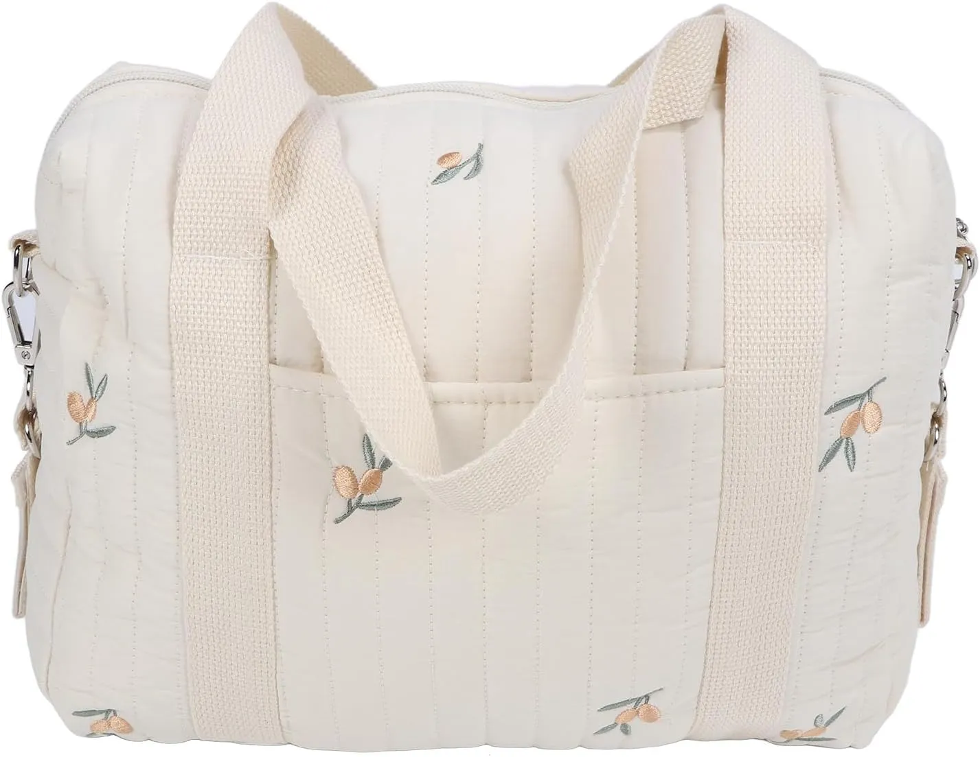 ANGGREK Baby Pushchair Organiser, Stroller Organizer Bag with Sturdy Craftsmanship, Zipper Design, Ideal for Gifting, Multifunctional Reuse, Spacious Capacity with Cotton Cloth Material (#2)