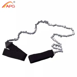 APG 65cm Outdoor Emergency Survival Pocket Chainsaw  Foldable Camping Gardening Hand Chain Saw