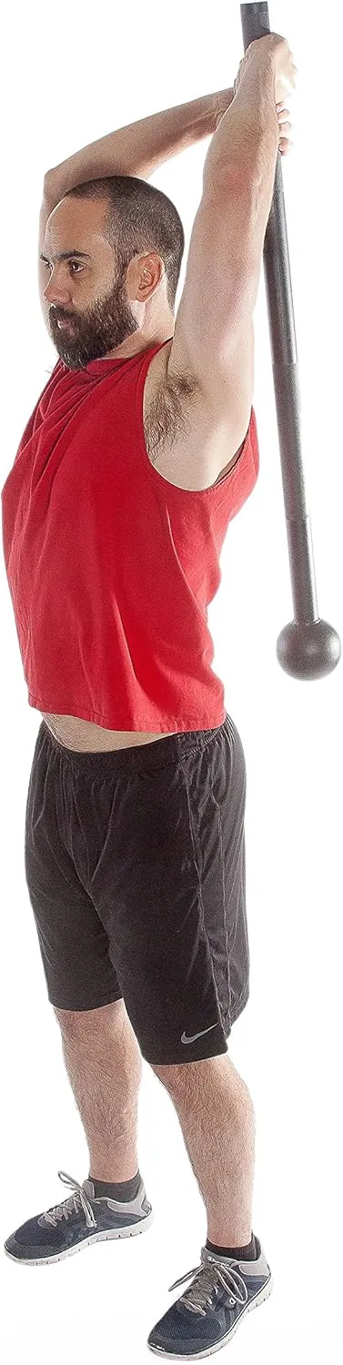 Apollo Athletics Steel Mace Bell 15LB, Heavy Duty Mace Hammer for Strength Training & Full Body Workouts, MB15LB